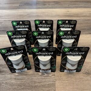 Lot of 9 Air Wick Advanced Plug in Scented Oil Air Freshener Essential Warmers